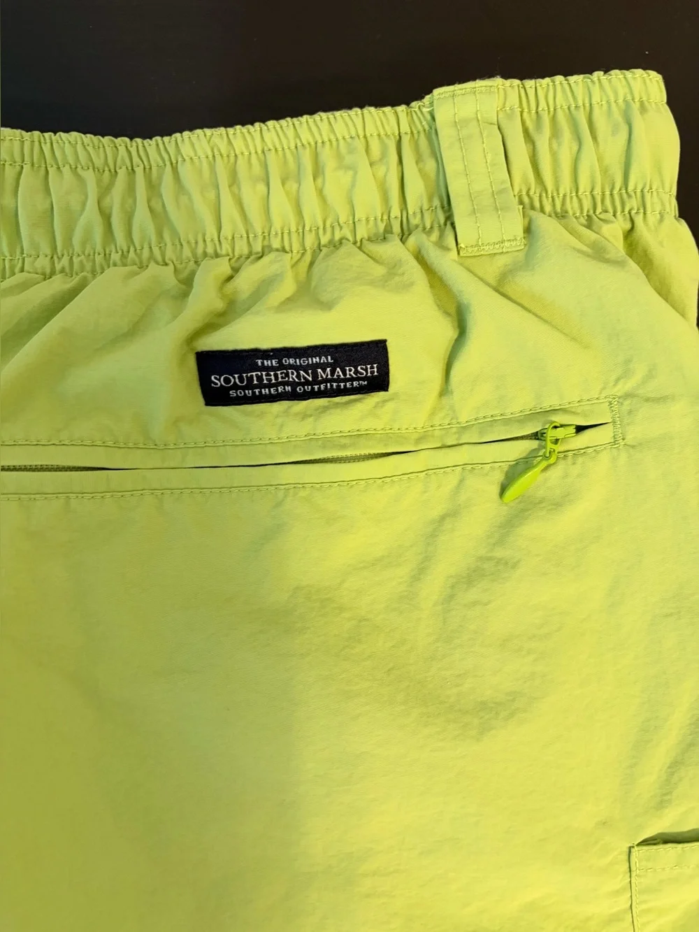 💚 Southern Marsh Men’s Lime Green Swim Trunks 🌊☀️